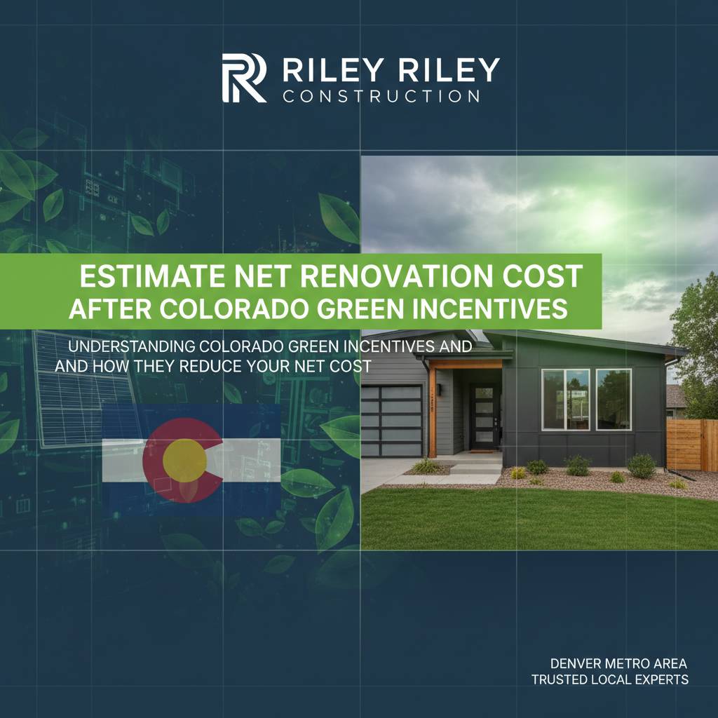 Understanding Colorado green incentives and how they reduce your net cost