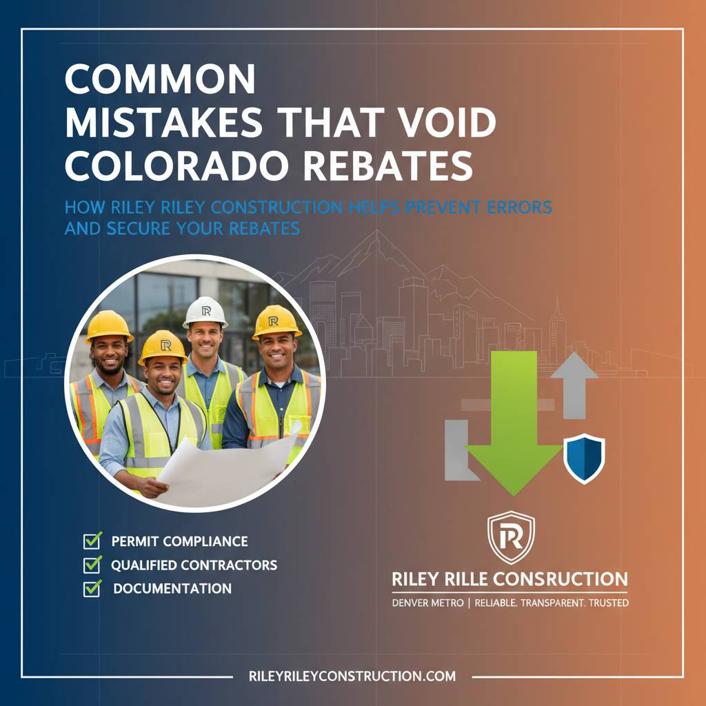 How Riley Riley Construction helps prevent errors and secure your rebates