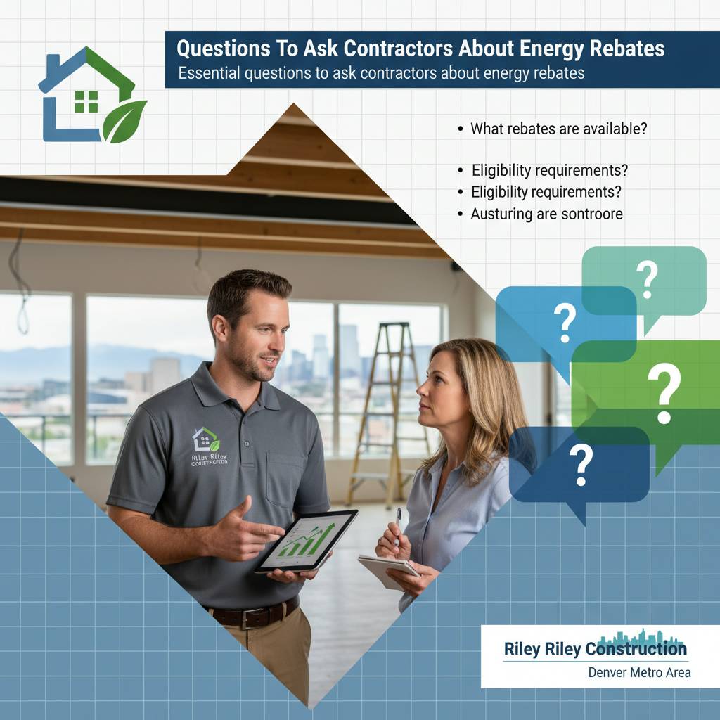 Essential questions to ask contractors about energy rebates