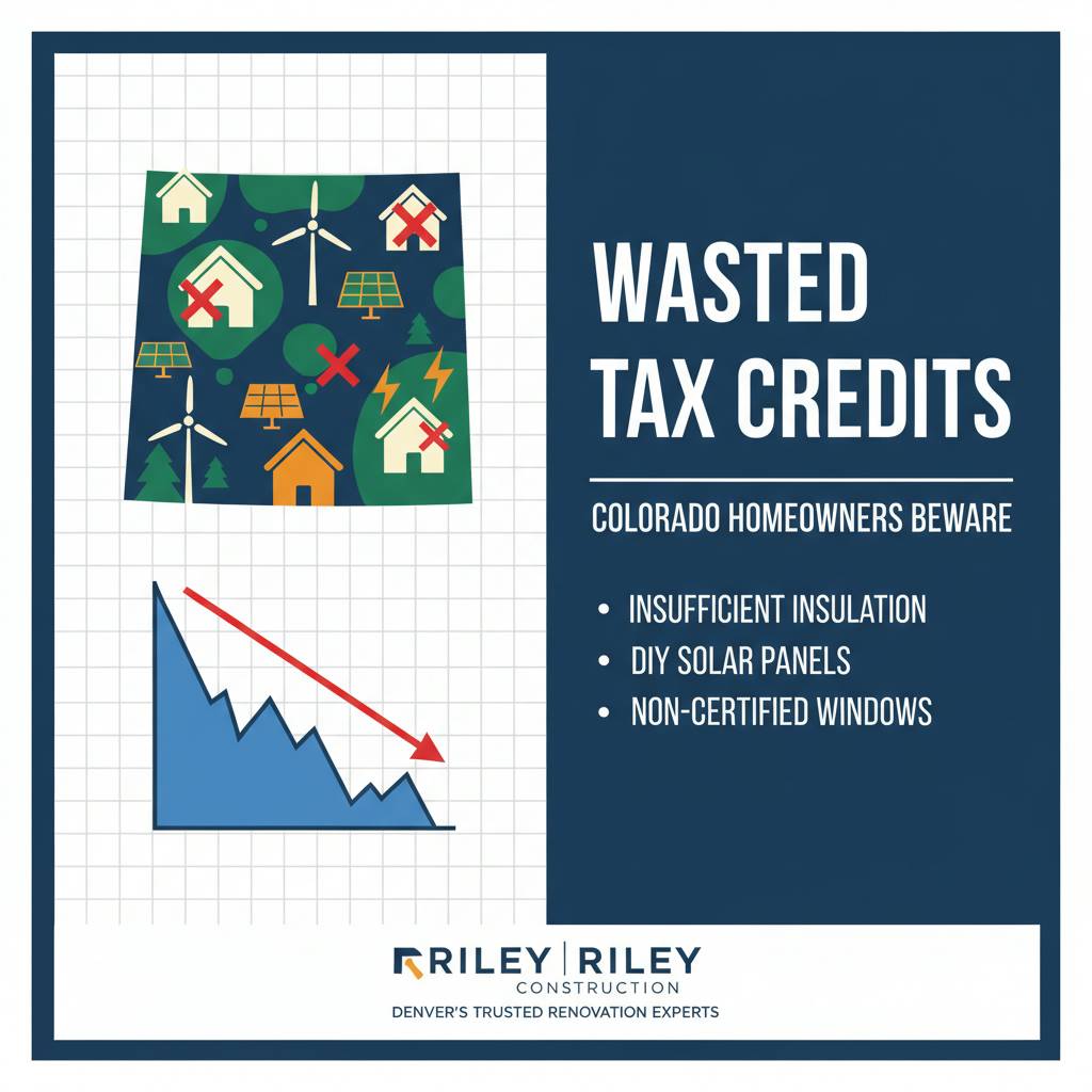 Common ineligible upgrades that waste tax credits